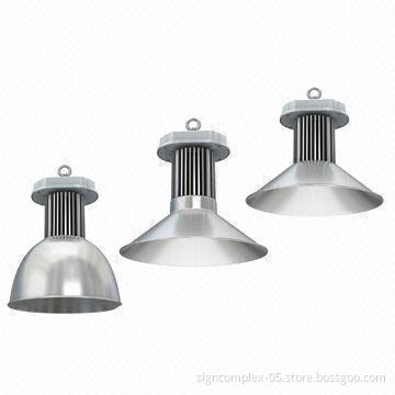90W LED High Bay Light, Aluminum Alloy Body, with Glass Lens and Cree XML LED